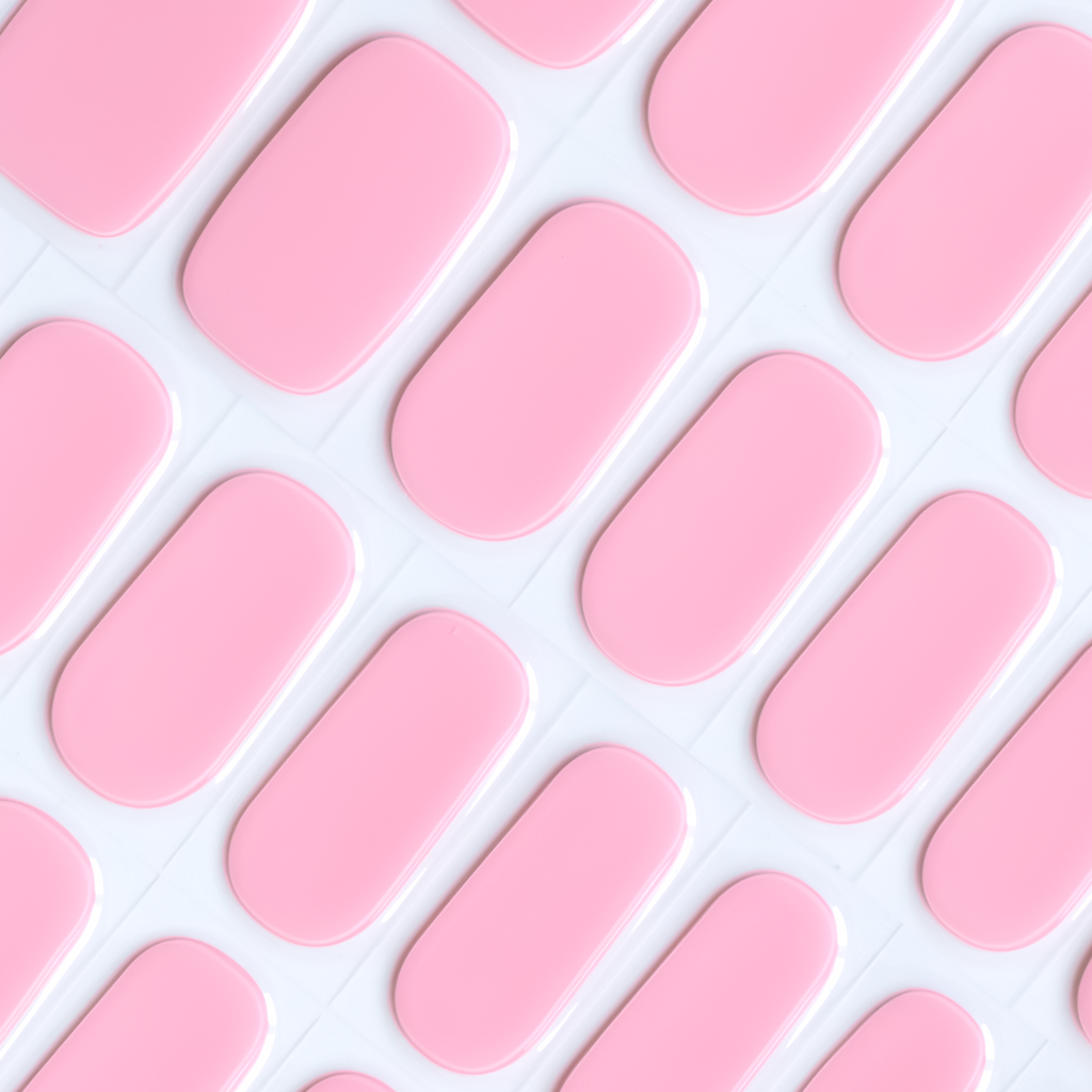 Bubble Pink Gel Stickers